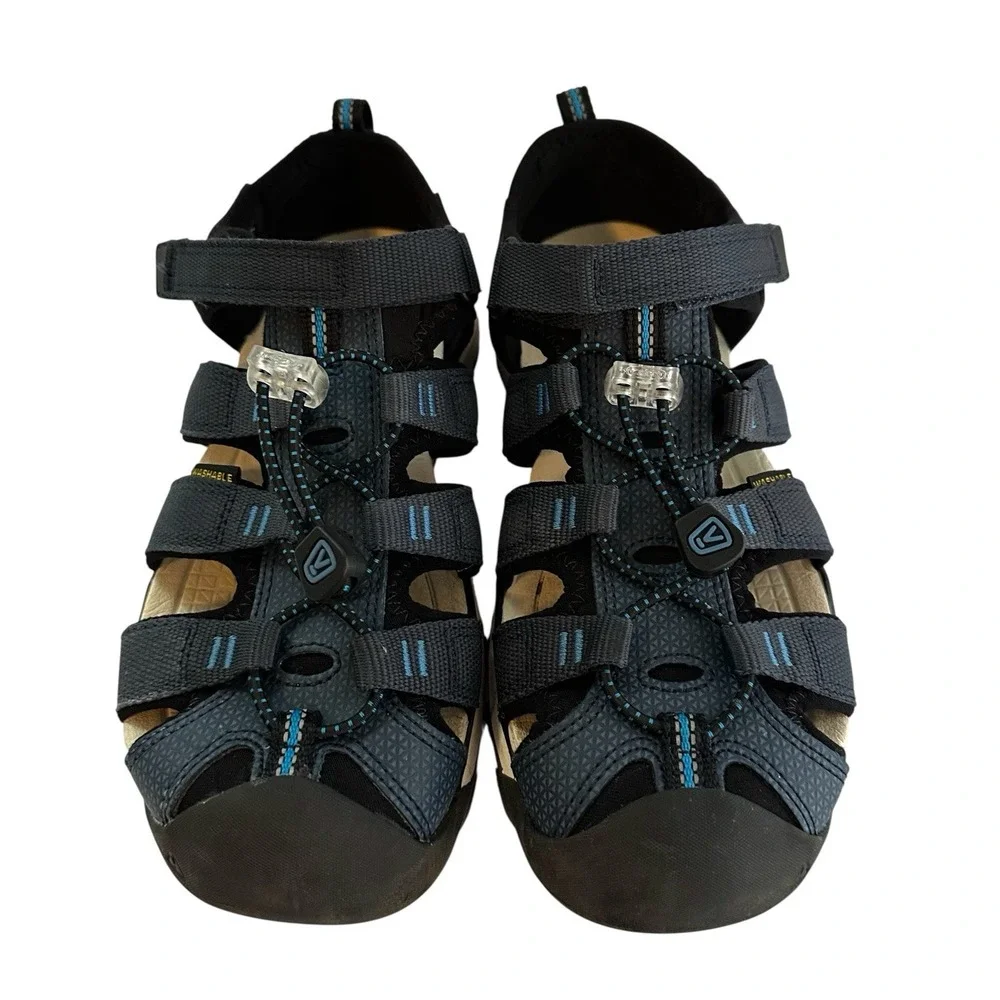 KEEN Newport H2 Youth Size 4 Closed Toe Sandals Blue, Waterproof
